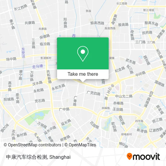 申康汽车综合检测 map