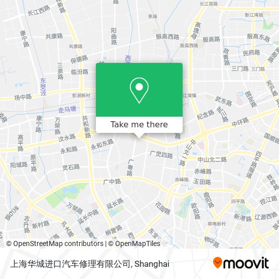 上海华城进口汽车修理有限公司 map