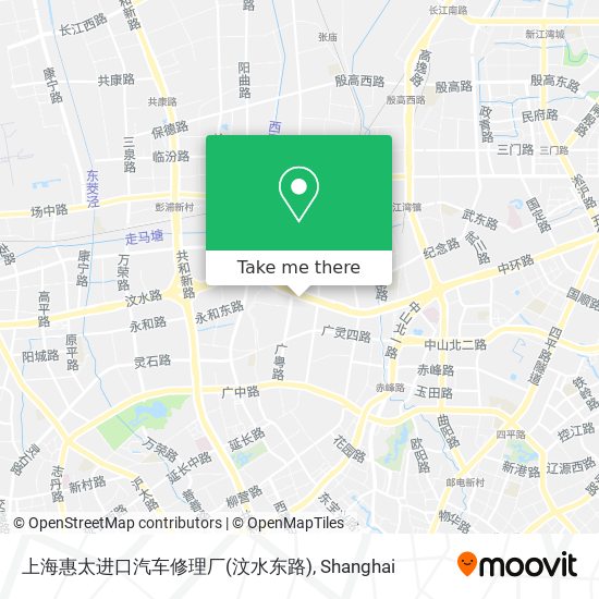 上海惠太进口汽车修理厂(汶水东路) map