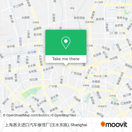 上海惠太进口汽车修理厂(汶水东路) map