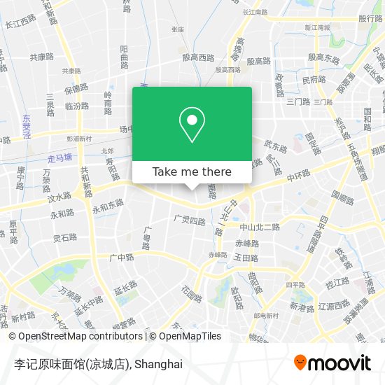 李记原味面馆(凉城店) map