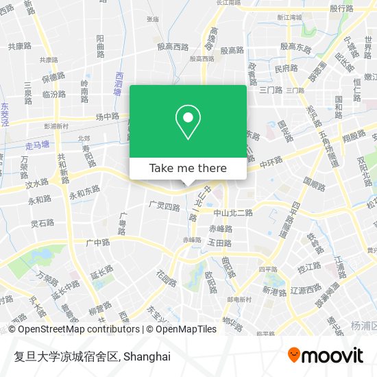 复旦大学凉城宿舍区 map