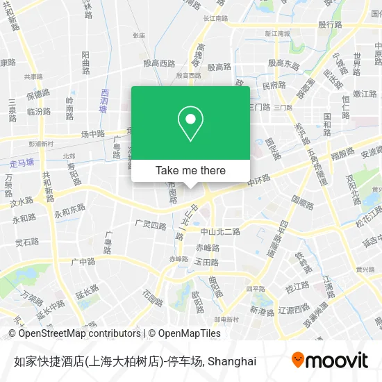 如家快捷酒店(上海大柏树店)-停车场 map