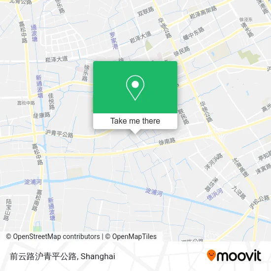 前云路沪青平公路 map