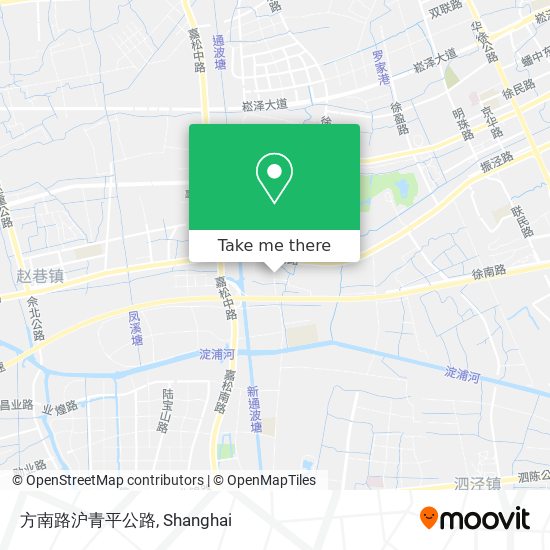方南路沪青平公路 map