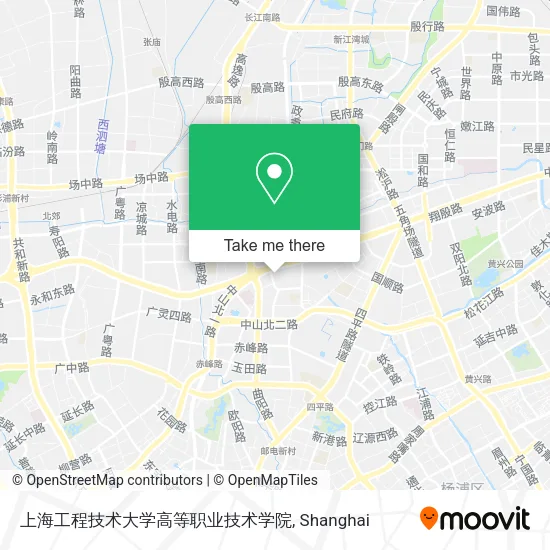 上海工程技术大学高等职业技术学院 map