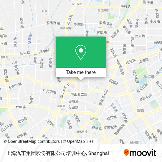 上海汽车集团股份有限公司培训中心 map