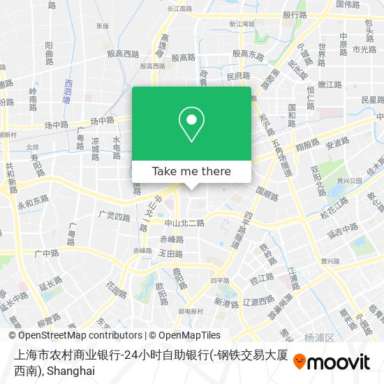 上海市农村商业银行-24小时自助银行(-钢铁交易大厦西南) map