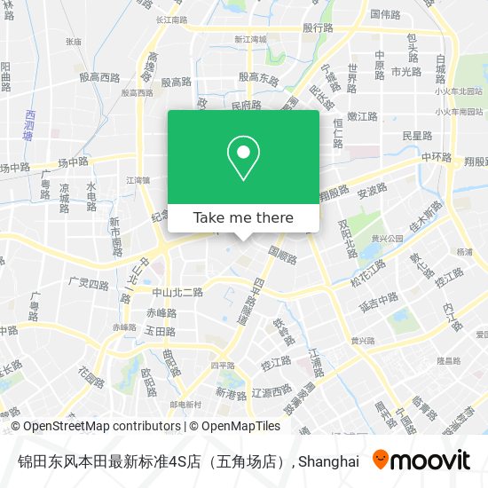 锦田东风本田最新标准4S店（五角场店） map