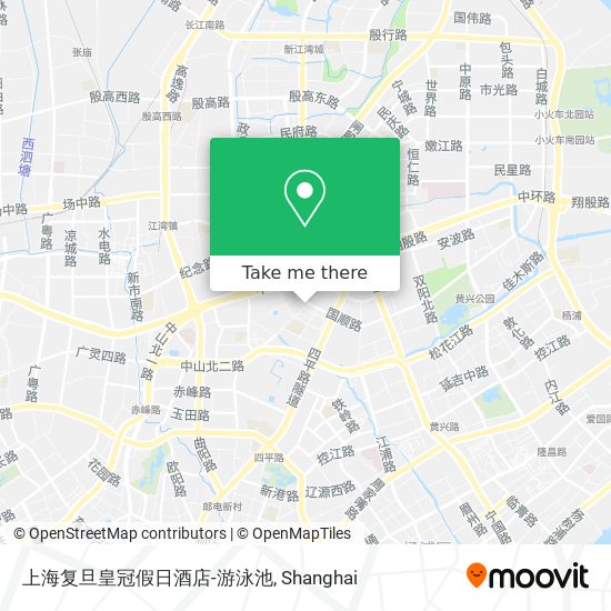 上海复旦皇冠假日酒店-游泳池 map
