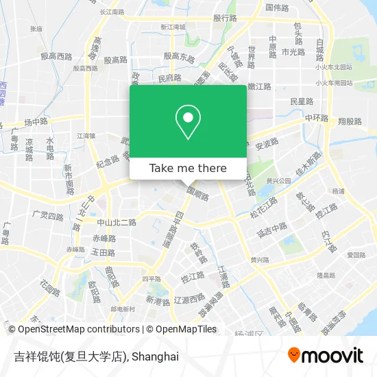 吉祥馄饨(复旦大学店) map