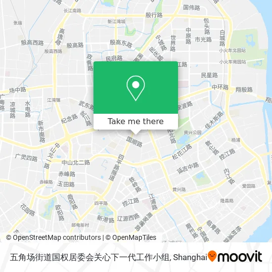 五角场街道国权居委会关心下一代工作小组 map