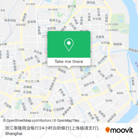 浙江泰隆商业银行24小时自助银行(上海杨浦支行) map