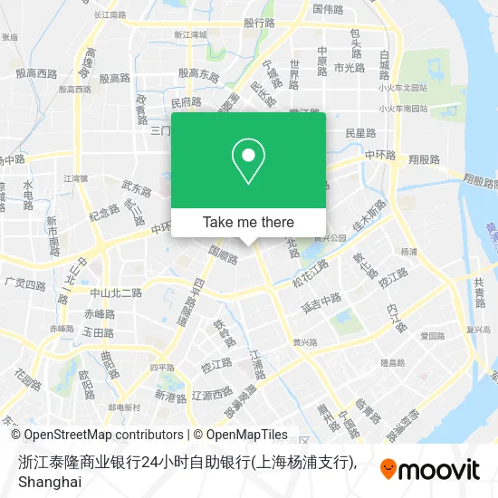 浙江泰隆商业银行24小时自助银行(上海杨浦支行) map