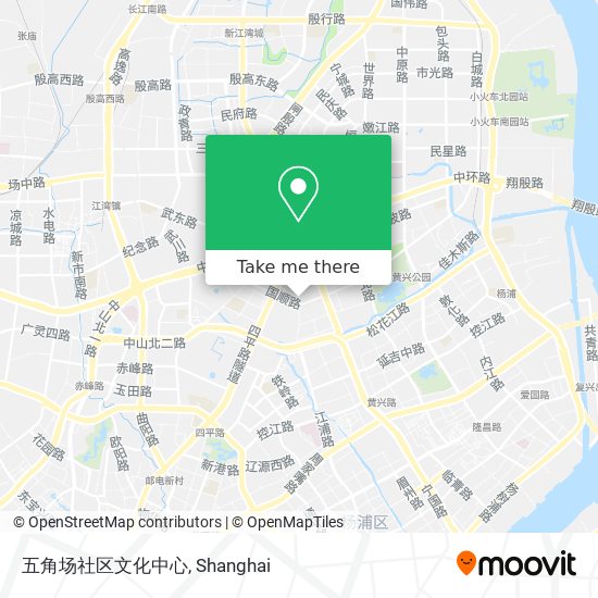 五角场社区文化中心 map