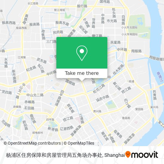 杨浦区住房保障和房屋管理局五角场办事处 map