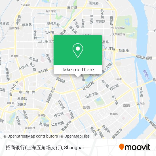招商银行(上海五角场支行) map