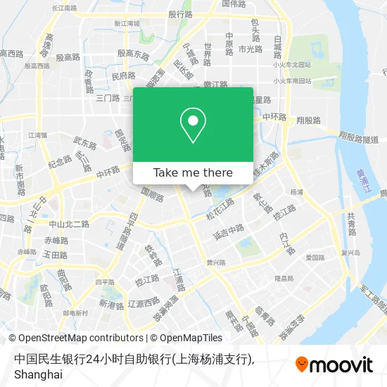 中国民生银行24小时自助银行(上海杨浦支行) map