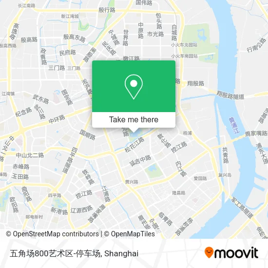 五角场800艺术区-停车场 map