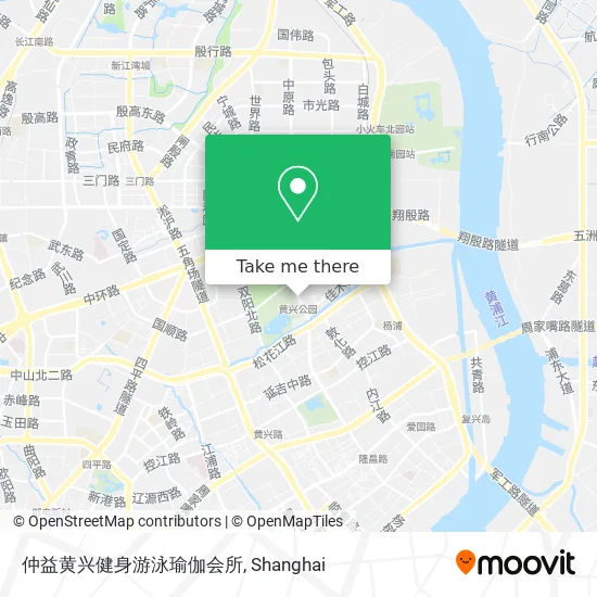 仲益黄兴健身游泳瑜伽会所 map