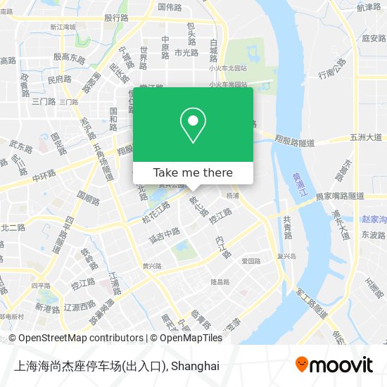 上海海尚杰座停车场(出入口) map