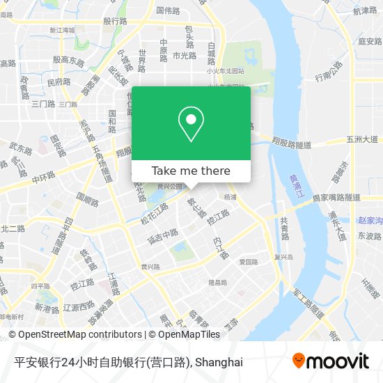 平安银行24小时自助银行(营口路) map