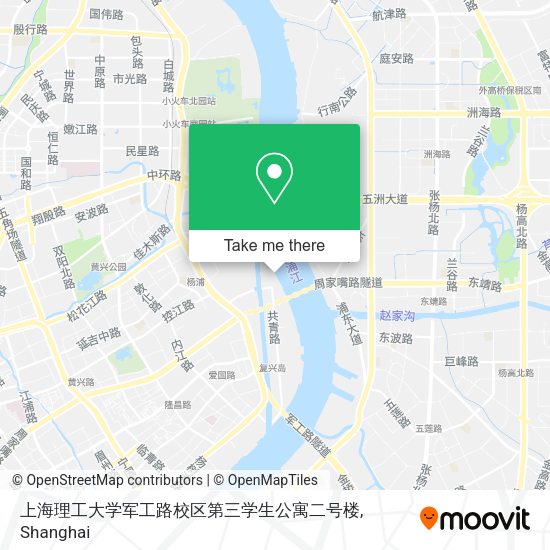 上海理工大学军工路校区第三学生公寓二号楼 map