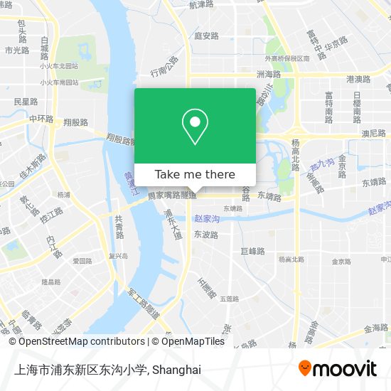 上海市浦东新区东沟小学 map