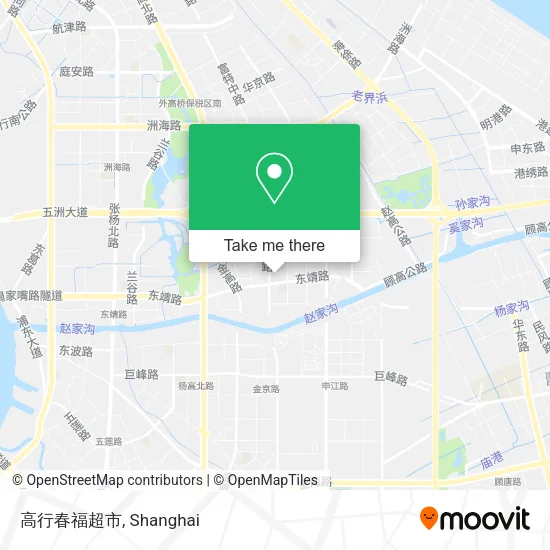 高行春福超市 map
