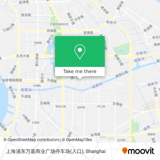 上海浦东万嘉商业广场停车场(入口) map