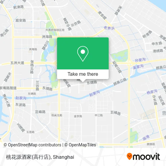 桃花源酒家(高行店) map