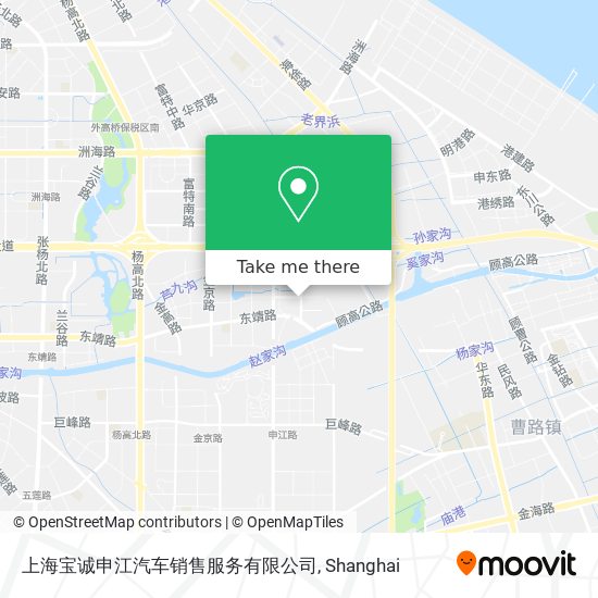 上海宝诚申江汽车销售服务有限公司 map