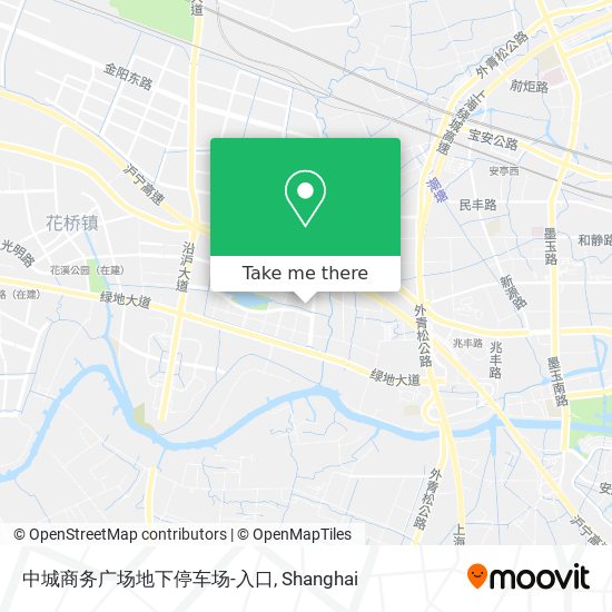 中城商务广场地下停车场-入口 map