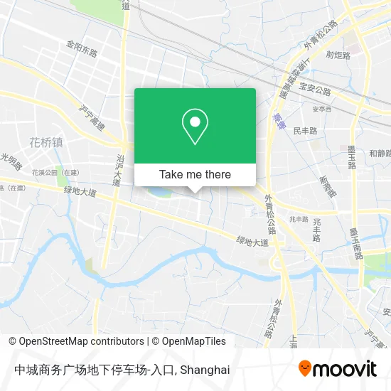 中城商务广场地下停车场-入口 map