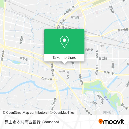 昆山市农村商业银行 map
