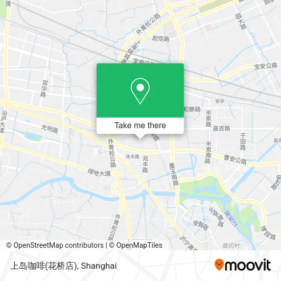 上岛咖啡(花桥店) map