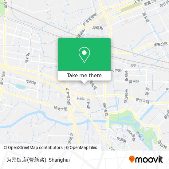 为民饭店(曹新路) map