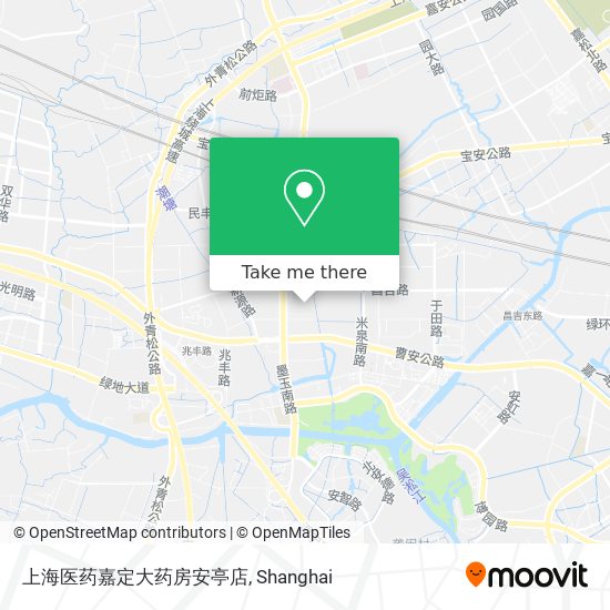 上海医药嘉定大药房安亭店 map