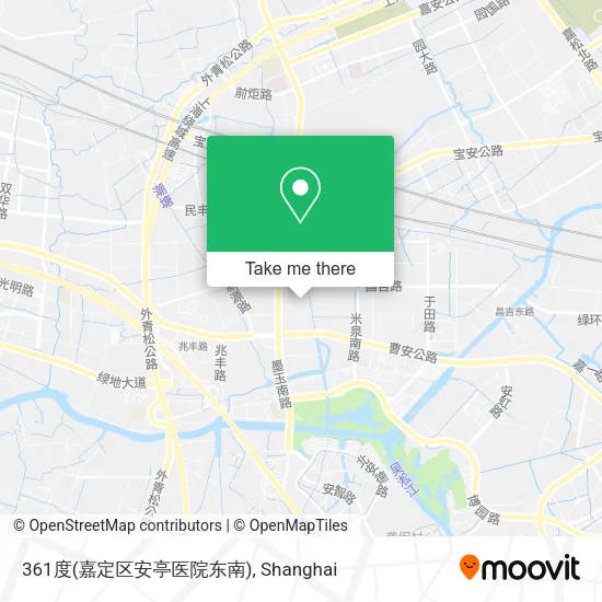 361度(嘉定区安亭医院东南) map