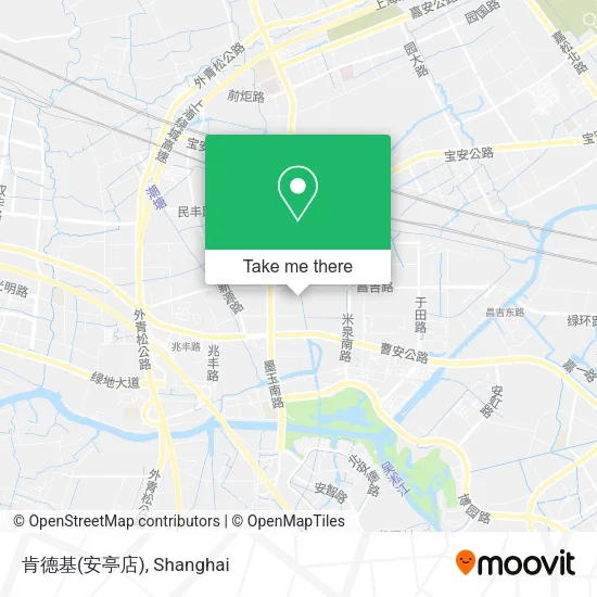 肯德基(安亭店) map