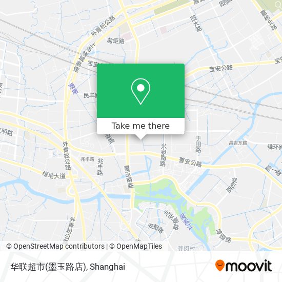 华联超市(墨玉路店) map