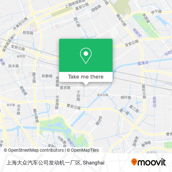 上海大众汽车公司发动机一厂区 map