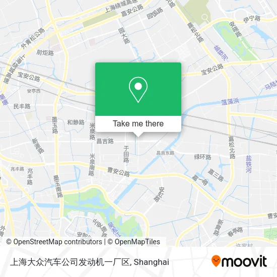 上海大众汽车公司发动机一厂区 map