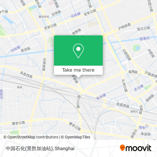 中国石化(景胜加油站) map