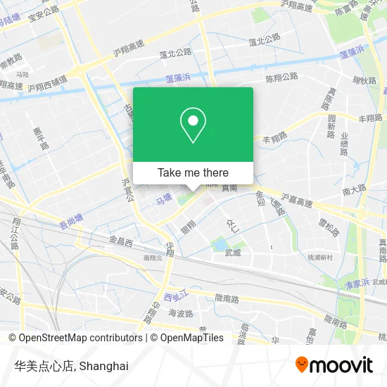 华美点心店 map