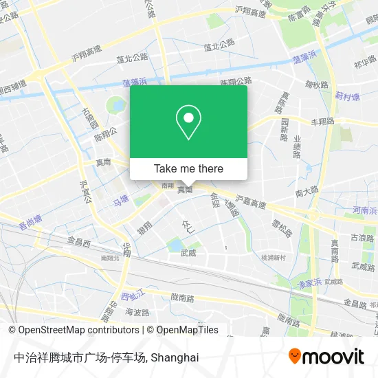 中治祥腾城市广场-停车场 map