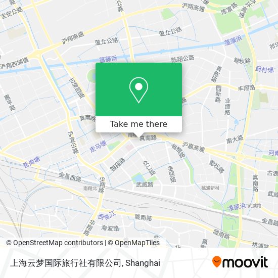 上海云梦国际旅行社有限公司 map