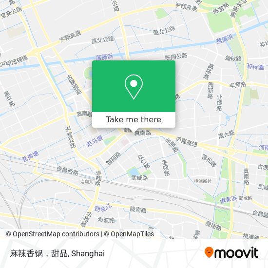 麻辣香锅，甜品 map