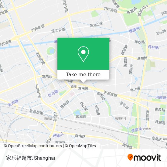 家乐福超市 map