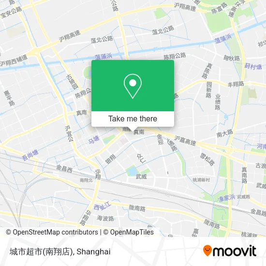 城市超市(南翔店) map